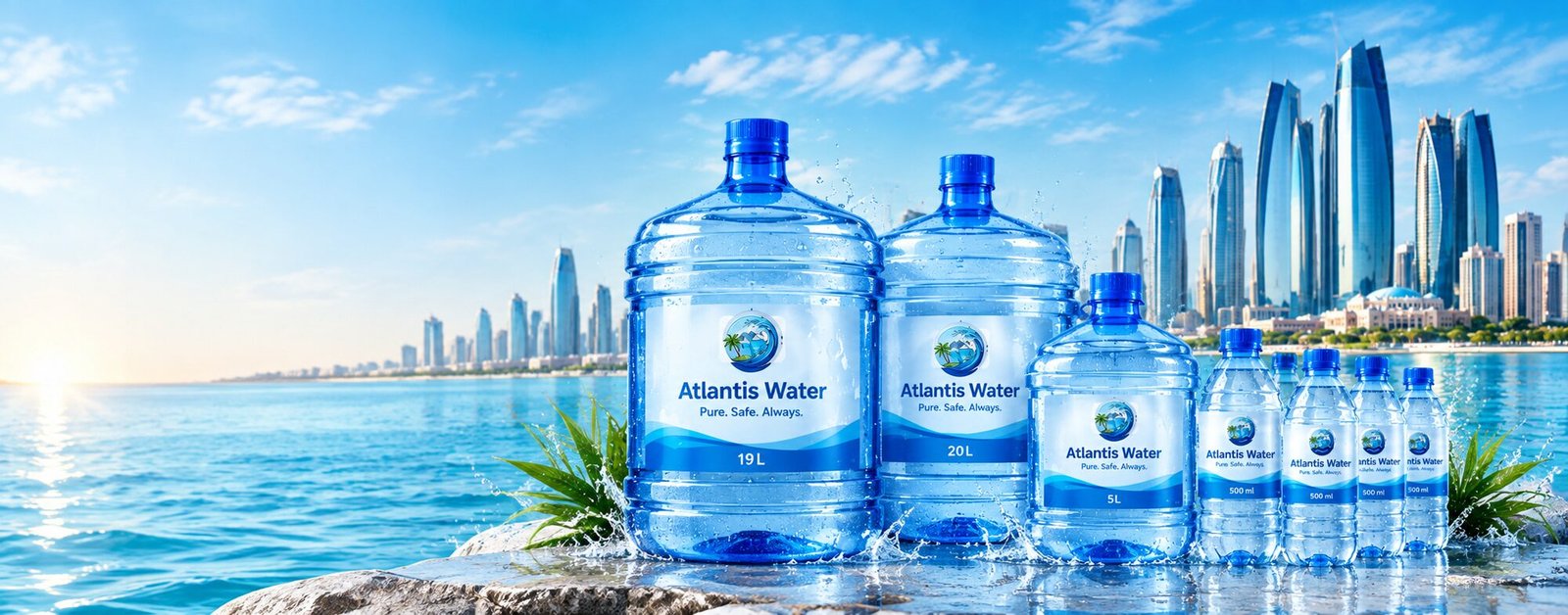 Atlantis Water bottled water delivery across Abu Dhabi